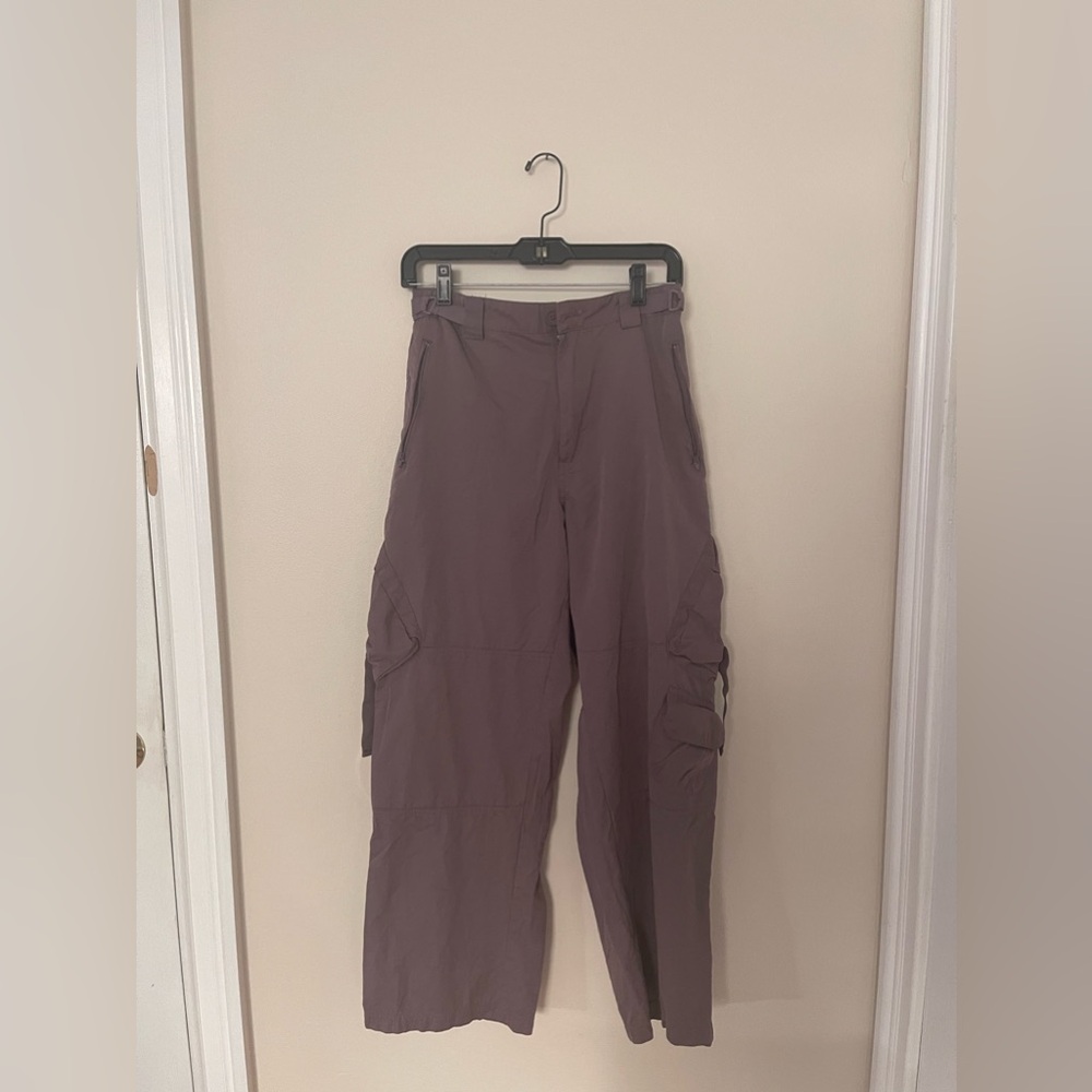 Deep muted purple cargo trousers!